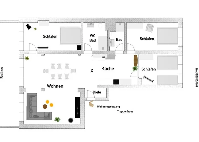 Schicker Wohntraum 9 Pers City, Lift, Parken *